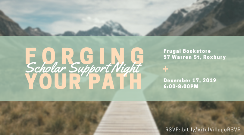 12/17 Scholar Support Night 6-8PM @ Frugal Bookstore
