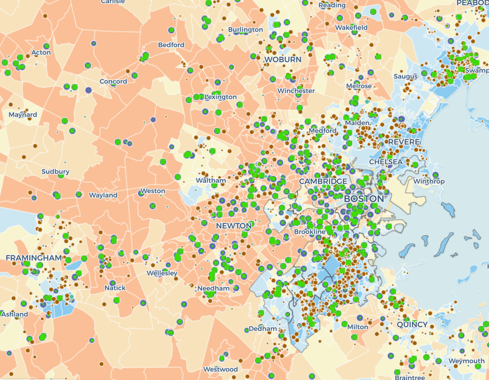 Licensed Early Education and Care Providers by Program Type and Capacity in MA 