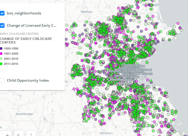 The Change of Licensed Early Childhood Education Centers 