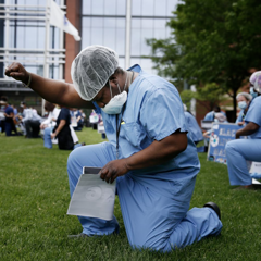 ‘As healthcare workers, this is our fight, too’: Healthcare workers unite to support Black Lives Matter